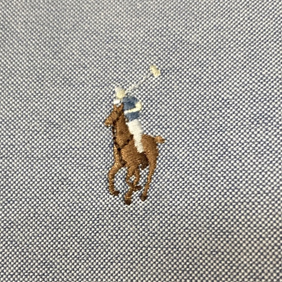 Polo by Ralph Lauren button up long sleeve shirt. Size 16.5, 34-35 - Picture 2 of 4